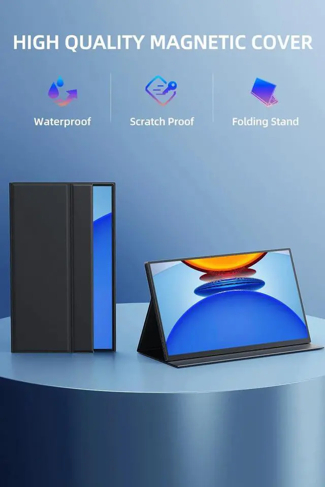 Alt view image 5 of 6 - NEWSOUL 18.5" 1080P Portable Monitor Switch Display Second Screen For Game Xbox PS5