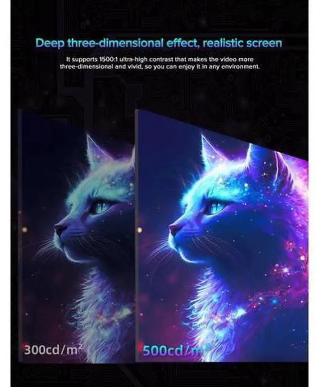 Alt view image 5 of 7 - Uperfect 17.3" 4K UHD IPS Portable Monitor 100% AdobeRGB 500 Nits FreeSync HDR VESA Mountable