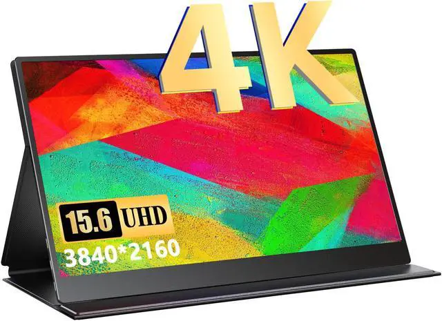 Main image of NEWSOUL Portable Monitor 15.6" 4K UHD IPS HDR Screen USB C VESA Mounted For Laptop PC
