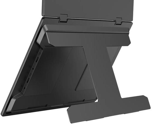 Alt view image 4 of 7 - Newsoul 16" 2.5K Delta Pro Touch Dual Monitor with Touch Pen: One-Line Setup, Capacitive Pen Support & Ergonomic Stacking Stand