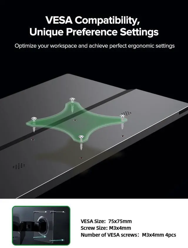 Alt view image 4 of 7 - Newsoul Portable Monitor 60Hz Touchscreen, Upgraded 15.6 Inch IPS HDR 1920X1080 FHD USB C Monitor Eye Care with HDMI USB Type-C