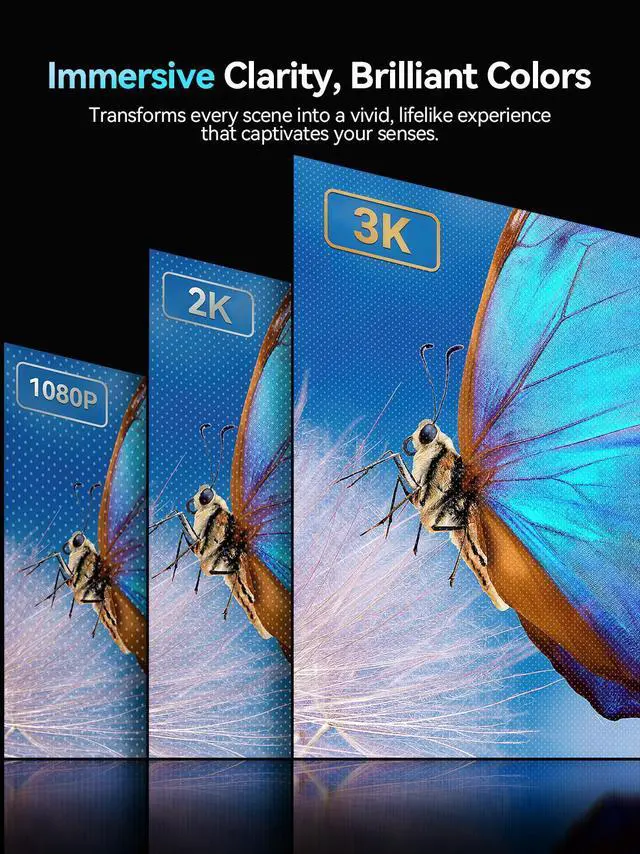 Alt view image 4 of 7 - Newsoul OLED Portable Monitor 16", 3K 2880x1800 120Hz 0.1ms Portable Gaming Display 500 Nits Brightness| 100000:1 Contrast| 100% DCI-P3| Ultra-Slim Travel Monitor for Laptop PC Phone Game Consoles