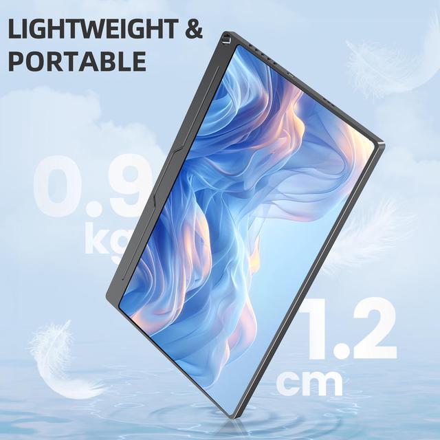 Alt view image 3 of 7 - Newsoul 15.6" 1080P FHD Portable Monitor with USB-C, HDMI, VESA & Smart Case - Matte IPS Display for Switch/PS5/PC/Phone Monitor