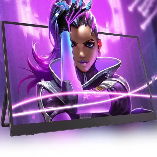 Alt view image 2 of 7 - Newsoul 17.3" 4K UHD Computer Gaming Monitor  100% AdobeRGB, 500 Nits HDR, FreeSync, IPS Panel, HDMI/Dual Type-C, VESA Mountable for Designers, PC, Mac
