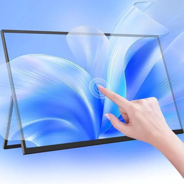 Alt view image 2 of 7 - Newsoul 22" 2K Touchscreen Desktop PC Monitor - QHD IPS, FreeSync, HDR, VESA Mount, Adjustable Stand