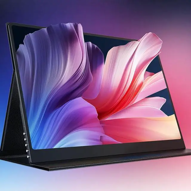Alt view image 2 of 7 - Newsoul 16" OLED Gaming Monitor - 3K 2880x1800, 120Hz, 0.1ms, 500 Nits, 100% DCI-P3, 100000:1 Contrast - Ultra-Thin Bezel Desktop Display for PC & Console Gaming