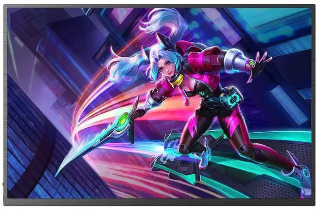 Alt view image 3 of 7 - Newsoul 18" 2K Touchscreen Gaming Monitor  144Hz, 1ms, FreeSync, QHD 2560x1600, 100% DCI-P3, HDR, VESA Mount  Frameless Display for PC & Console Gaming
