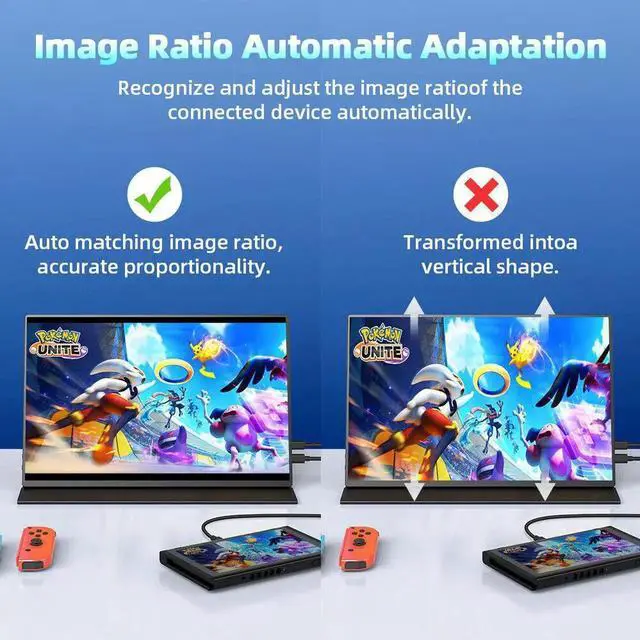 Alt view image 3 of 7 - UPERFECT Portable Monitor 16 Inch 2K 60HZ 2560x1600 QHD Screen HDR LCD Display 16:10 Screen with VESA Mountable