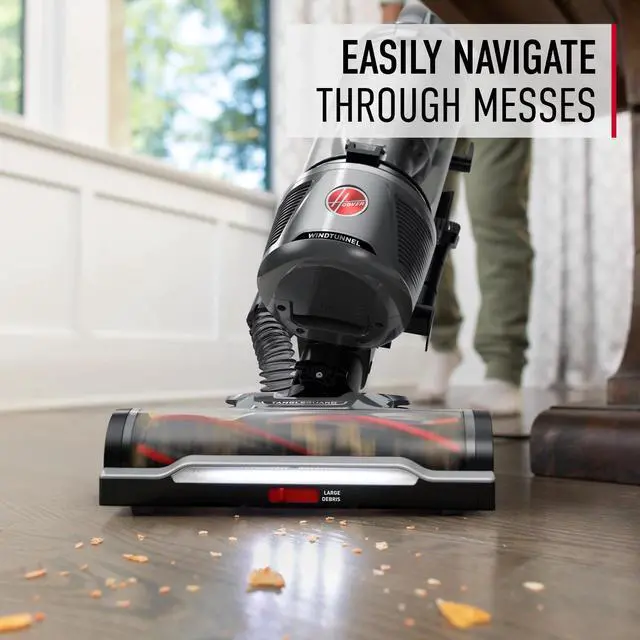 Alt view image 6 of 7 - Hoover WindTunnel Tangle Guard Bagless Upright Vacuum Cleaner, UH77110