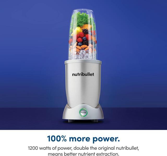 Alt view image 10 of 13 - NutriBullet 1200W PRO+ One Size Blender, Grey N12-1001