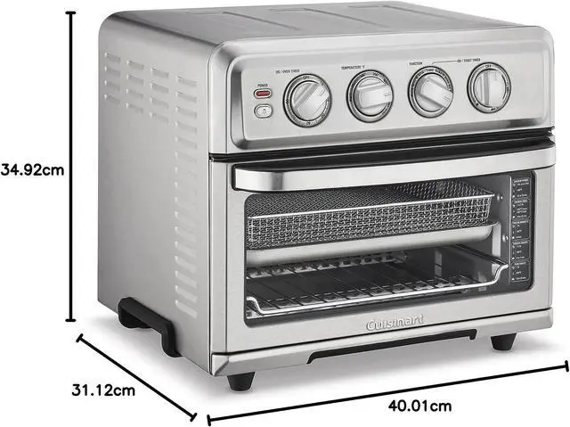 Alt view image 10 of 20 - Cuisinart TOA-70 AirFryer Oven with Grill (Stainless Steel)