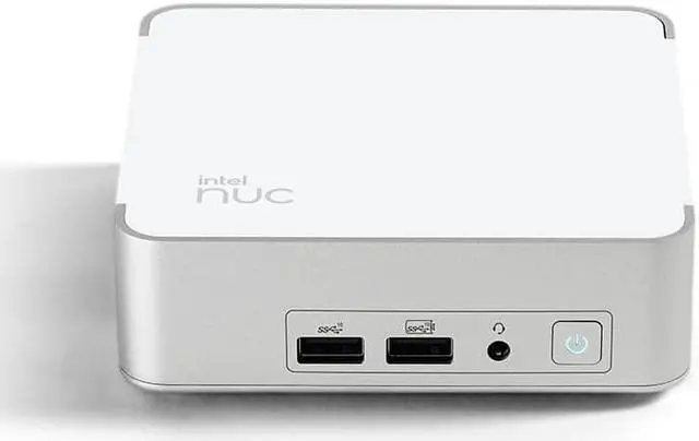Alt view image 4 of 7 - Intel NUC 13 Pro White Vivid Canyon NUC13VYKi7 Core i7-1360P 13TH Gen Intel Core Processor Intel Iris Xe Graphics Wi-Fi 6E Thunderbolt 4 64gb ram 2tb ssd