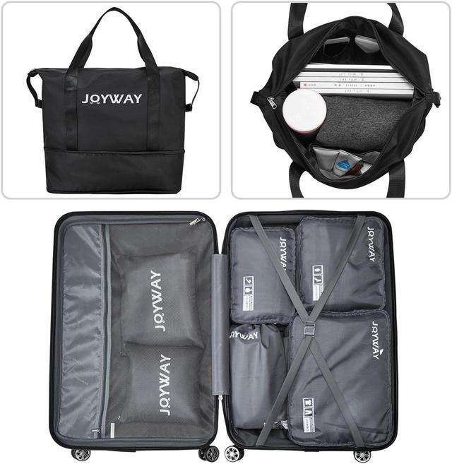 Alt view image 6 of 6 - Joyway 3 Piece Luggage Set Hardside With Spinner Wheels Clearance,20 24 28 Inch Suitcase With TSA Lock For Women Travel Red