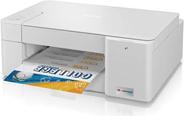 Alt view image 3 of 5 - Brother MFC-J1205W INKvestment-Tank Wireless Multi-Function Color Inkjet Printer with Up to 1-Year in Box,white