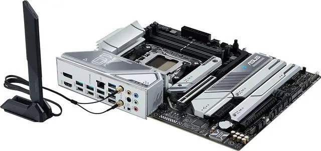 Alt view image 5 of 7 - ASUS Prime X670E-PRO WiFi Socket AM5 (LGA 1718) Ryzen 7000 ATX Motherboard(PCIe® 5.0,DDR5,4X M.2 Slots, USB 3.2 Gen 2x2 Type-C®, USB4® Support, WiFi 6E, and 2.5G Ethernet)