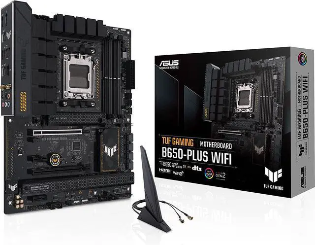 Main image of ASUS TUF Gaming B650-PLUS WiFi Socket AM5 (LGA 1718) Ryzen 7000 ATX Gaming Motherboard(14 Power Stages, PCIe® 5.0 M.2 Support, DDR5 Memory, 2.5 Gb Ethernet, WiFi 6, USB4® Support and Aura Sync)