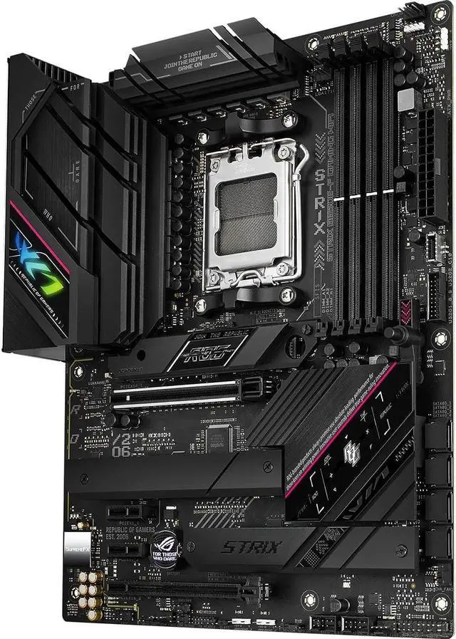 Alt view image 2 of 4 - ASUS ROG STRIX B650E-F GAMING WIFI AMD AM5 B650 ATX M.2 Desktop Motherboard A