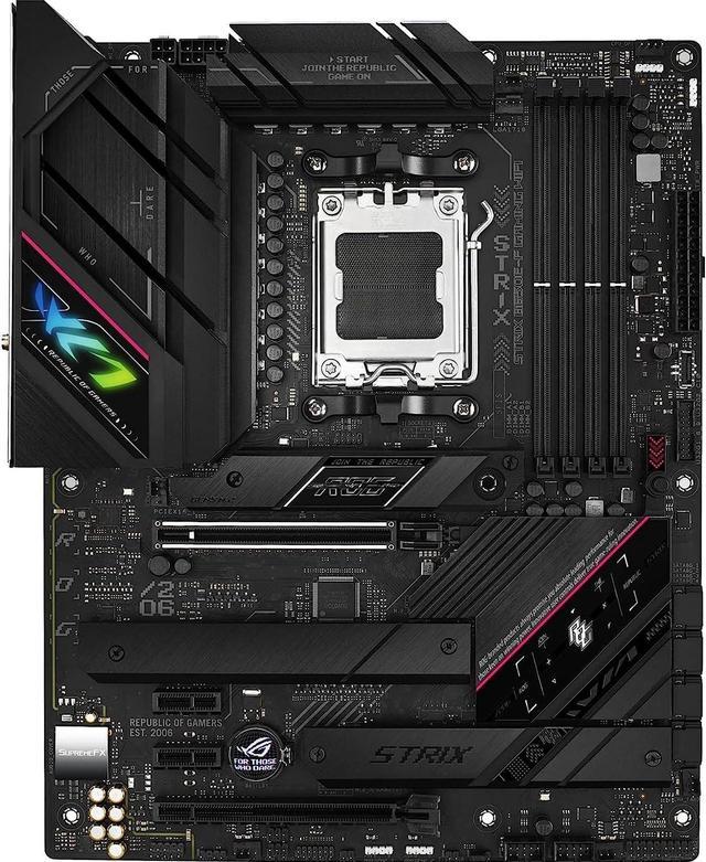 Refurbished: ASUS ROG STRIX B650E-F GAMING WIFI AMD AM5 B650 ATX M.2  Desktop Motherboard A - Newegg.com