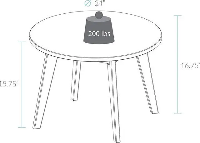 Alt view image 3 of 7 - American Trails Genuine 100% Hardwood Round Coffee Table - Antique Cherry