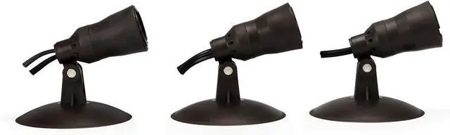 Alt view image 3 of 7 - 84030 Underwater Waterproof Submersible Natural Three-Light LED Spotlight Aquarium Lamp Kit for Fountain Fish Pond, Water Garden, and Landscape Features, 1-Watt Lights