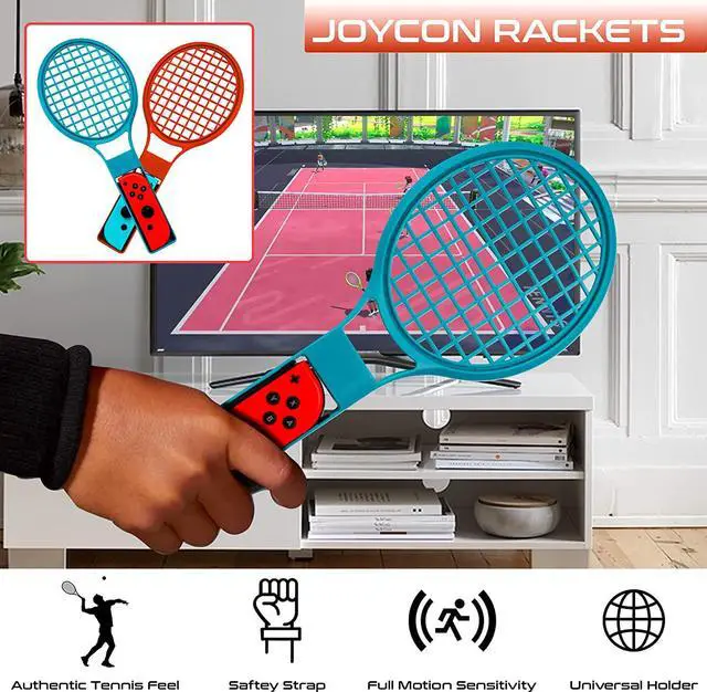 Alt view image 2 of 7 - Orzly Switch Sports Games 2024 Accessories Bundle Pack for Nintendo Switch & Switch OLED with Tennis Rackets, Golf Clubs, Chambara Swords, Soccer Leg Straps & Joycon Grips - With Carry Bag