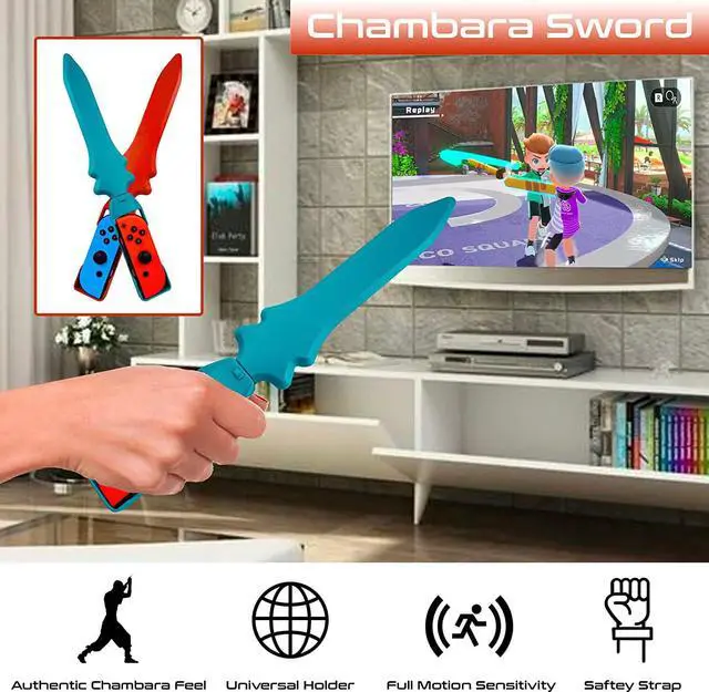 Alt view image 3 of 7 - Orzly Switch Sports Games 2024 Accessories Bundle Pack for Nintendo Switch & Switch OLED with Tennis Rackets, Golf Clubs, Chambara Swords, Soccer Leg Straps & Joycon Grips - With Carry Bag