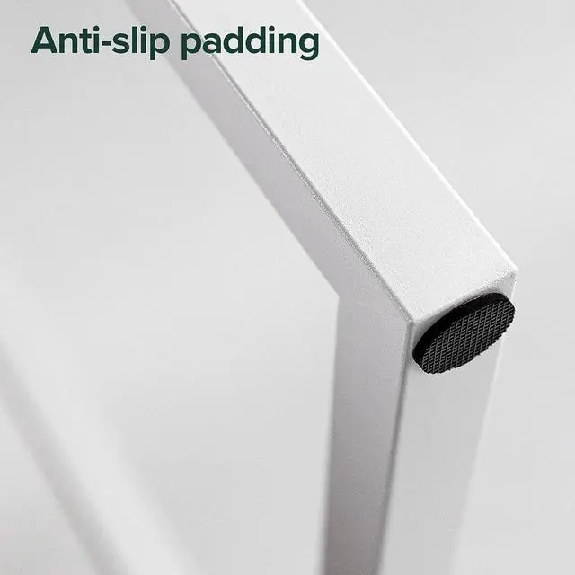 Alt view image 5 of 7 - ZINUS Jennifer 55 Inch White Frame Desk, Computer Workstation, Office Desk, Dining Table, Easy Assembly, Natural