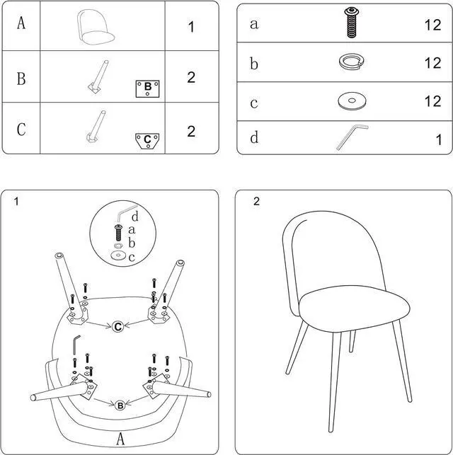 Alt view image 6 of 6 - CangLong Mid Century Modern Kitchen Velvet Upholstered Accent Leisure Chairs,Set of 2, Green, Welcome to consult