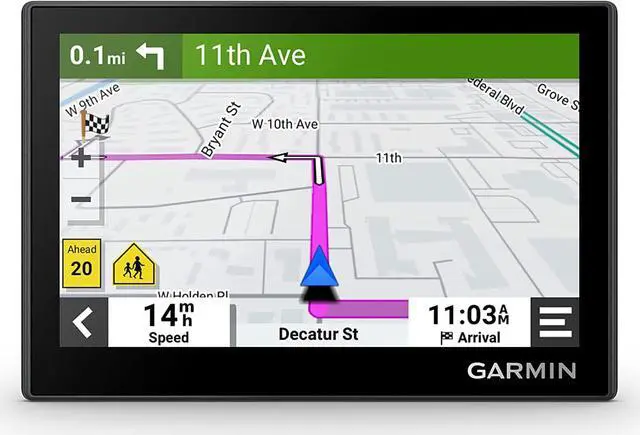Alt view image 2 of 6 - Garmin Drive 53 GPS Navigator, High-Resolution Touchscreen, Simple On-Screen Menus and Easy-to-See Maps, Driver Alerts