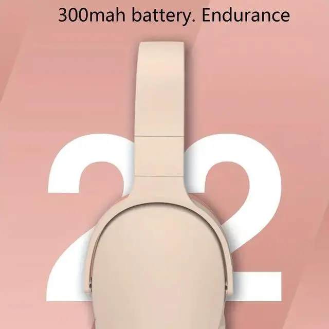 Alt view image 3 of 4 - P2961 Foldable Wireless Over-Ear Headphone, Ergonomic Design Headset,pink