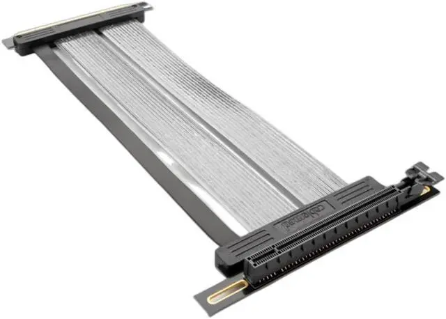 Alt view image 5 of 7 - PCIe 4.0 Riser Cable, GEN 4 x16 PCI Express Riser Extender, Flexible High Speed GUP Riser Adapter for Graphics Card Vertical Mount [ PCIE 4.0 ] [ 20cm & 90° ]