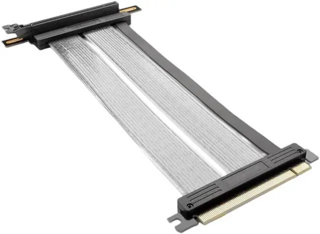 Alt view image 7 of 7 - PCIe 4.0 Riser Cable, GEN 4 x16 PCI Express Riser Extender, Flexible High Speed GUP Riser Adapter for Graphics Card Vertical Mount [ PCIE 4.0 ] [ 20cm & 90° ]