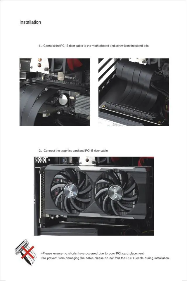 Alt view image 5 of 5 - Gaming PCIe 3.0 16x High Speed Flexible Extender Riser Cable GPU Extension PCI Express Port Extension Card Riser Cable Adapter 100mm Right Angled (90°)