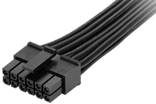 Alt view image 3 of 4 - for NVIDIA GeForce RTX 30 Series GPU EVGA Seasonic Modular PSUs Power Adapter Cable Dual PCIe 8 Pin Male to Mini 12 Pin PCIE Power Modular Cable 12-inch(30cm)