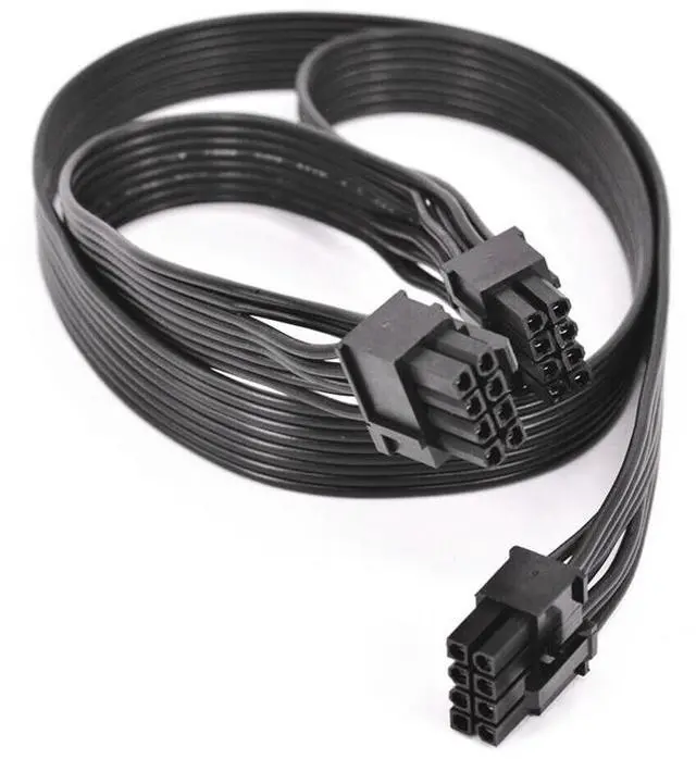 Main image of for Corsair Modular Power Supply Power Adapter Cable ATX CPU 8 Pin Male to Dual PCIe 2X 8 Pin (6+2) Male Power Supply Cable for Graphics Vedio Cards 25 inch+9 inch (63cm+23cm)