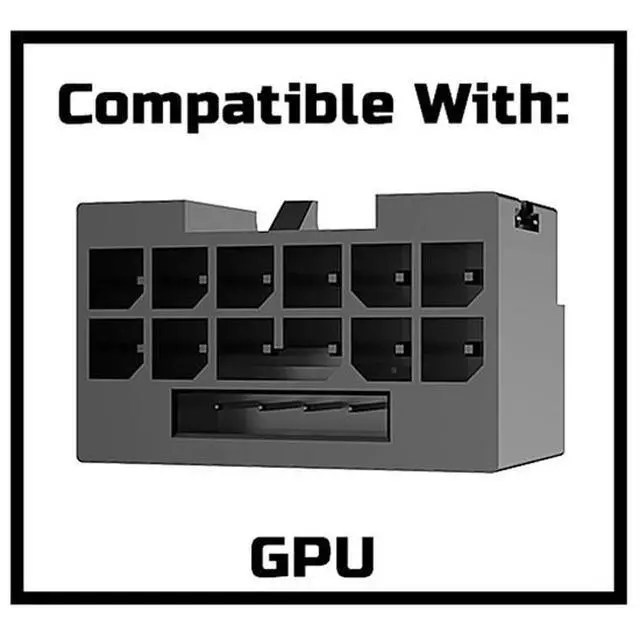 Alt view image 3 of 5 - Angled 12VHPWR 600W PCIe 5.0 Dual 8 Pin to 16 Pin 12+4 Pin Power Cable for RTX 4090 4080 3090TI 4070Ti Graphics Card GPU, ONLY for Corsair Power Supply (Type A)