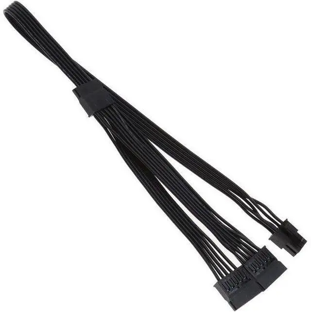 Main image of for Corsair SATA Power Splitter Cable, 6-Pin to 3X 15-Pin SATA Female Power Supply Adapter for Additional SSD/HDD, for Corsair RM550x RM650x RM750x RM850x RM1000x Modular PSUs - 20 Inch