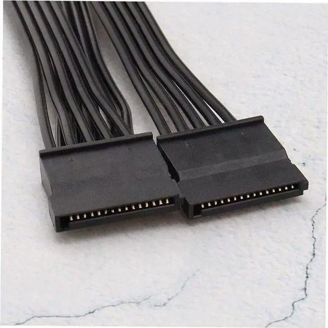 Alt view image 6 of 7 - for Corsair SATA Power Splitter Cable, 6-Pin to 3X 15-Pin SATA Female Power Supply Adapter for Additional SSD/HDD, for Corsair RM550x RM650x RM750x RM850x RM1000x Modular PSUs - 20 Inch
