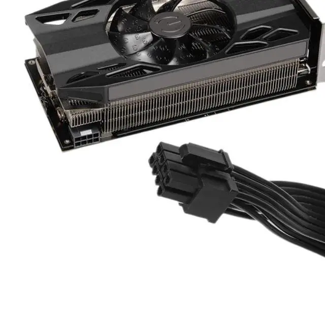 Alt view image 6 of 6 - ATX CPU 8 Pin Male to Dual PCIe 2X 8 Pin (6+2) Male PCI Express GPU Power Splitter Cord Adapter Cable for Corsair Modular PSUs18AWG 63cm+23cm for Corsair RM/HX/AX/SF/CX Series