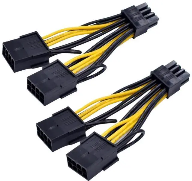 Main image of for NVIDIA Graphics Card Power Cable 030-0571-000 CPU 8 Pin Male to Dual PCIe 8 Pin Female Adapter for Tesla K80/M40/M60/P40/P100 4 inches(10cm)