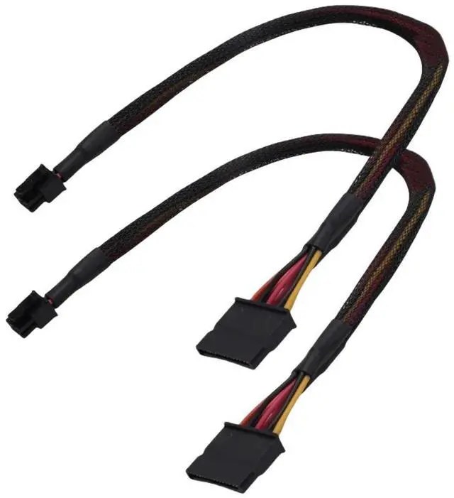 Main image of HDD SATA Power Cable Replacement SATA 15 Pin to Mini 6 Pin ATX Adapter for Dell Inspiron 3653 3650 Series Compatible Part No. GP2JM 15-inch(38cm) (Pack of 2)