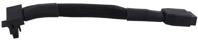 Alt view image 4 of 4 - 12VHPWR 16 Pin GPU Cable PCIe 5.0 Female to Male Extension 90 Degree Angle 16AWG 600W Sleeved Adapter for 12+4pin RTX 4090 4080 4070Ti 3090Ti Graphic Card 7inch (Type B)