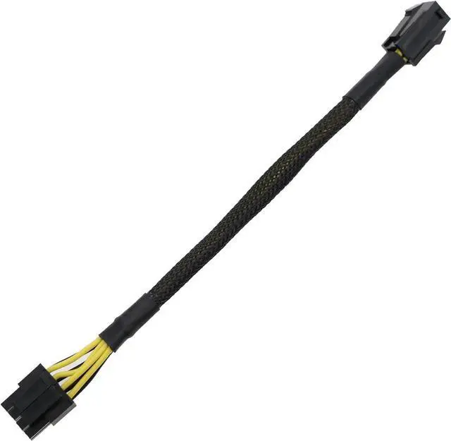 Main image of ATX 4 Pin to Motherboard CPU 8 Pin (4+4 Detachable) Converter Adapter Extension Sleeved Cable for Power Supply with ATX 4 Pin Port 9.5-inch
