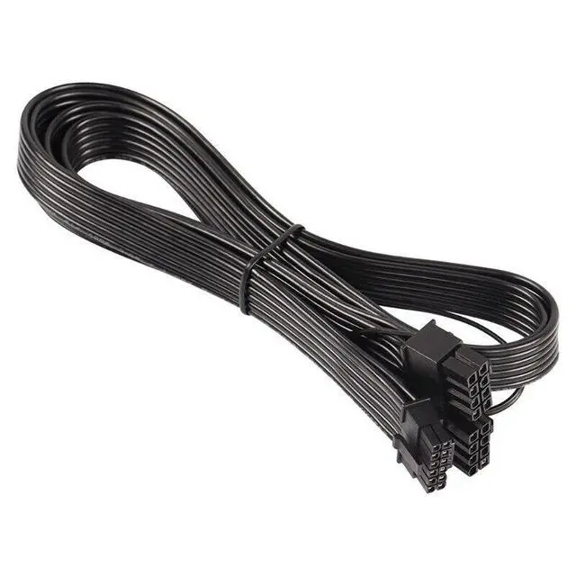 Alt view image 3 of 5 - 12VHPWR 600W PCIe 5.0 Dual 8 Pin to 16 Pin Power Cable for High-end Graphics Cards