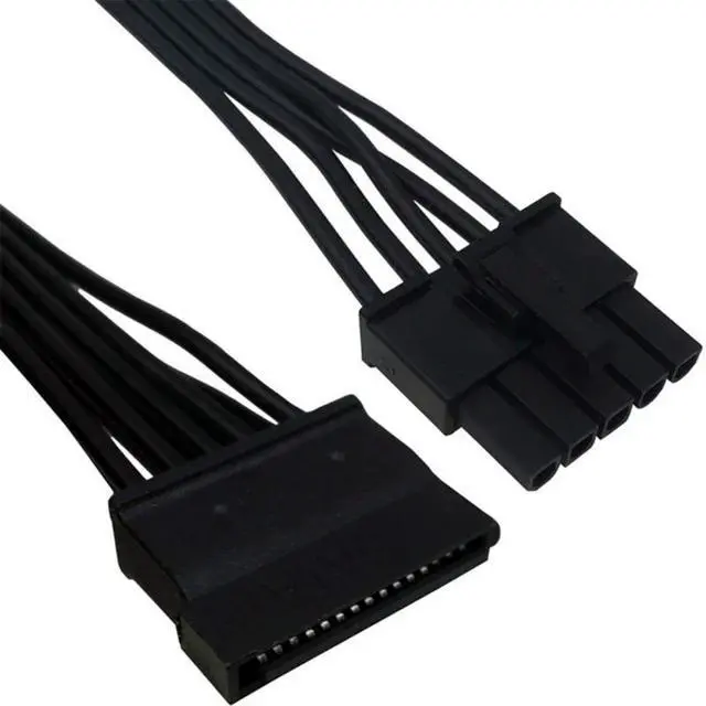 Alt view image 3 of 4 - 5 Pin to 3X 15 Pin SATA Hard Drive HDD Power Adapter Cable Only for Cooler Master Modular Power Supply 20-in(50cm)