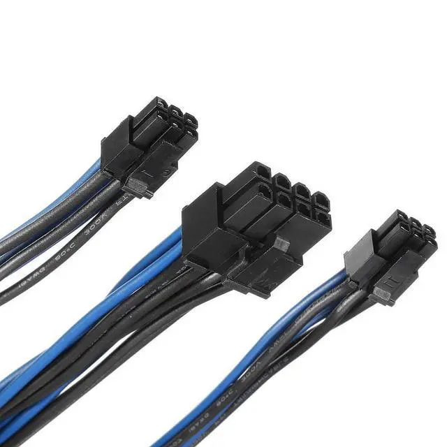 Alt view image 3 of 4 - Dual Mini 6 Pin to 8 Pin PCI Express Video Card Power Adapter Cable for Mac Pro Tower/Power Mac G5 15-inch(38cm)