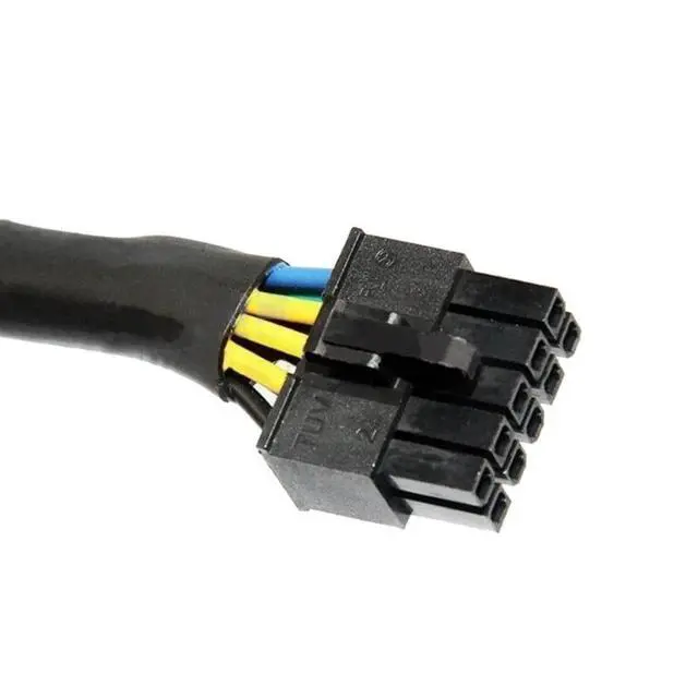 Alt view image 3 of 4 - 24 Pin to 10 Pin ATX PSU Main Power Adapter Braided Sleeved Cable for IBM Lenovo PCs and Servers 12-inch(30cm)