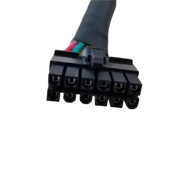 Alt view image 2 of 5 - 24 Pin to 12 Pin ATX PSU Main Power Adapter Braided Sleeved Cable for Acer Q87 Q87H3 Q87H3-AM 12-inch(30cm)