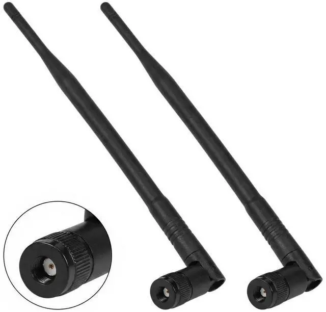 Main image of 2-Pack 4G LTE Antenna 8dBi RP-SMA Male High Gain Omnidirectional Cellular Antenna for Router, Gateway, Modem, Hotspot, Signal Booster, MIMO, IP67 Waterproof for Home, RV, Vehicle