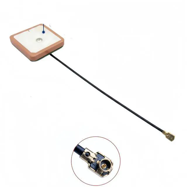 Main image of 28dB High Gain GPS Active Antenna Built-in Ceramic Patch GPS Antenna U.FL Connector, GPS Module Receiver, for Timing, Marine Navigation, Drone, UAV, Vehicle Tracking, for NEO-6M/7M/8M (25x25x4mm)